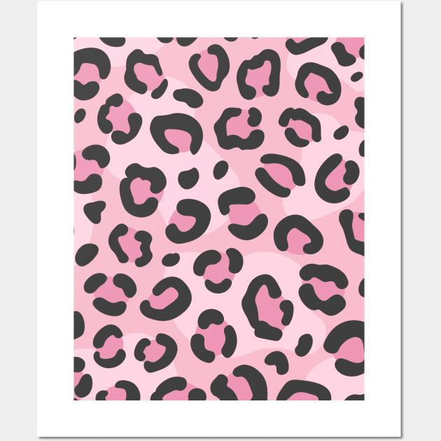 Pink Leopard Wall Art by 4thesoul